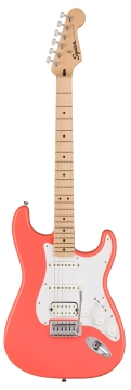 Squier by Fender Sonic Strat HSS – Tahitian Coral