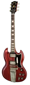 Gibson 1964 SG Standard Reissue Maestro Vibrola – Cherry Red