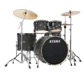 Tama Imperialstar 5 Piece Drum Set - Blacked Out Black